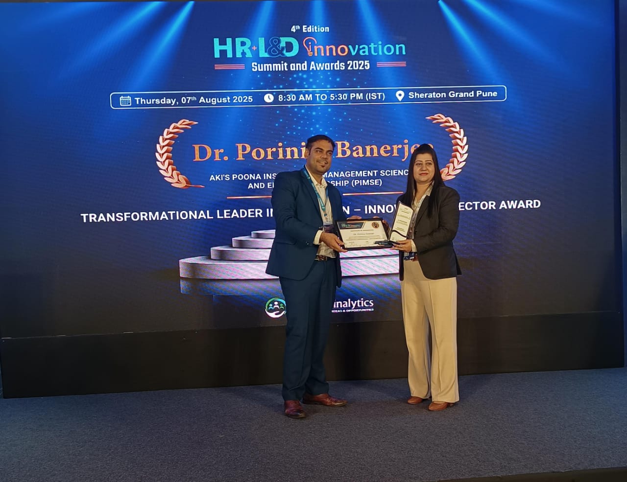 Innovative Director Award' at the 4th HR & L&D Innovation Summit 2025